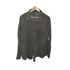 Asew Green  Button Up Long Sleeve Collared Shirt Size 2XL